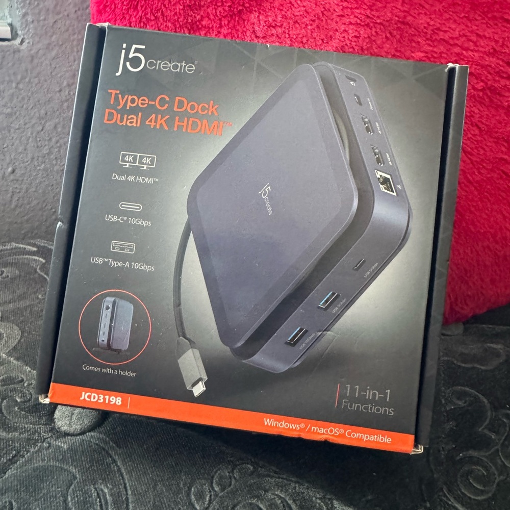SOLD j5create Type-C Dock Dual 4K HDMI
